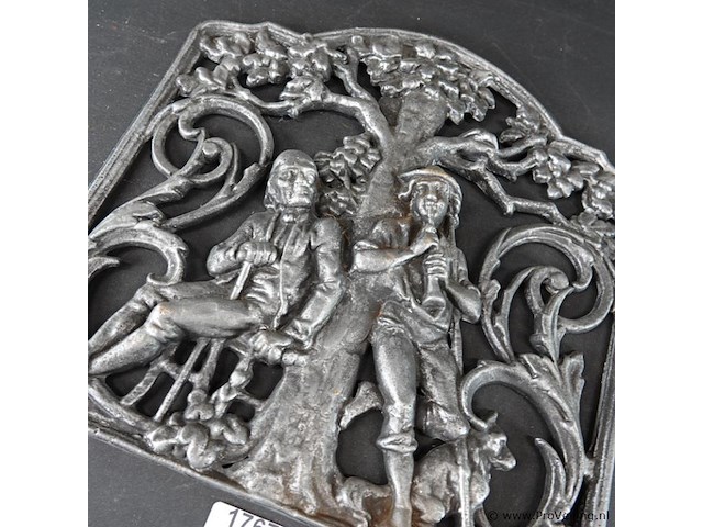 Ijzeren wandplaque - afbeelding 2 van  5