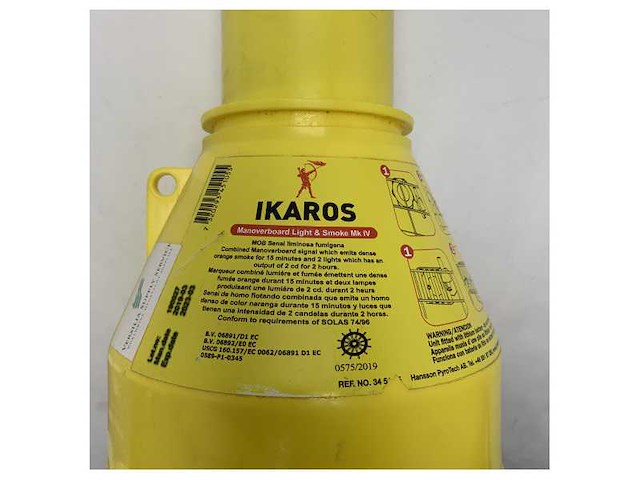Ikaros mob light and smoke signal mkiv solas med uscg - 190027 - afbeelding 4 van  18