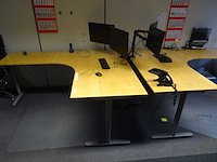 Ikea - galant - hoekbureau (2x) - afbeelding 1 van  1