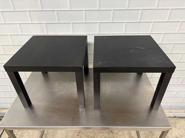 Ikea - houten sidetable (4x) - afbeelding 2 van  3