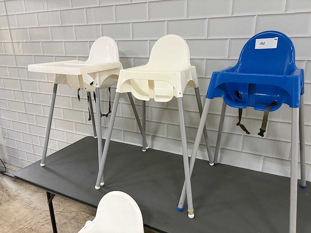Ikea - kinderstoel (4x) - afbeelding 2 van  4