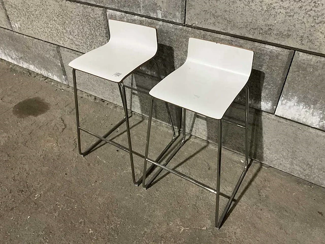 Ikea - sebastian - barkruk (2x) - afbeelding 1 van  5