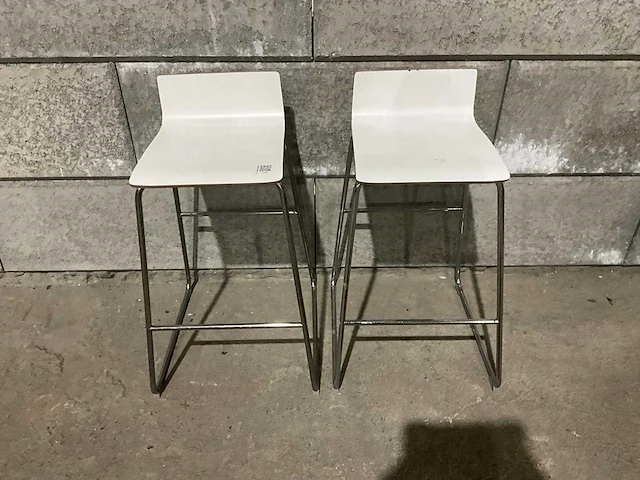 Ikea - sebastian - barkruk (2x) - afbeelding 2 van  5