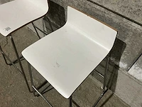 Ikea - sebastian - barkruk (2x) - afbeelding 3 van  5