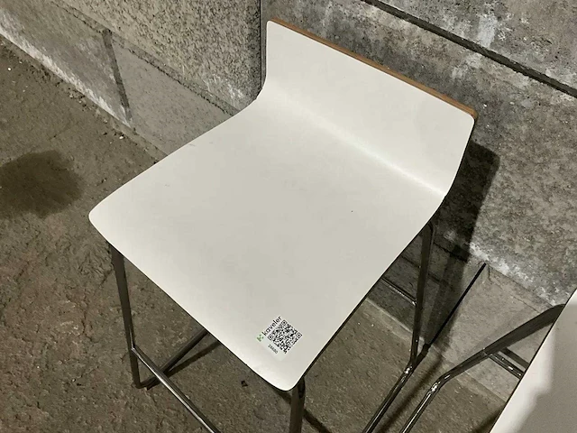 Ikea - sebastian - barkruk (2x) - afbeelding 4 van  5