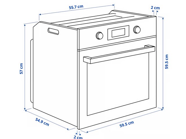 Ikea anrätta heteluchtoven - afbeelding 4 van  9