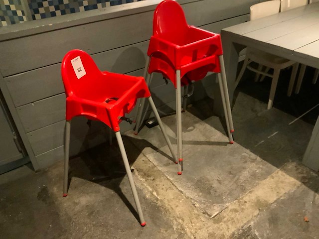 Ikea antilop kinderstoel (3x) - afbeelding 2 van  3