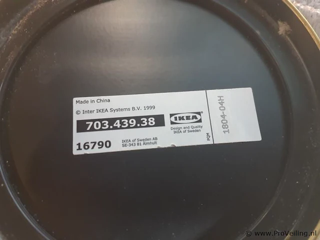 Ikea begåvning glazen stolp met schotel - 7 stuks - afbeelding 4 van  5