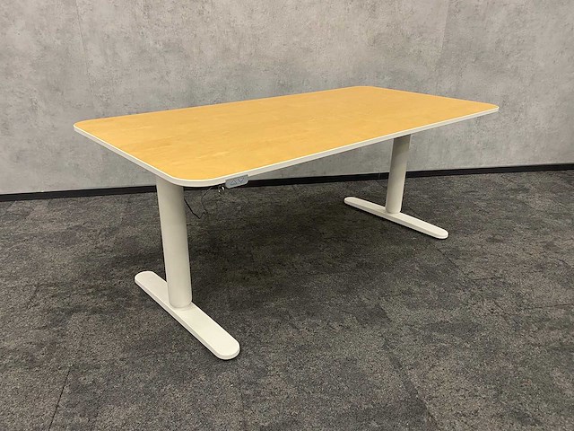 Ikea bekant - elektrisch zit-sta bureau 160x80 - afbeelding 4 van  12