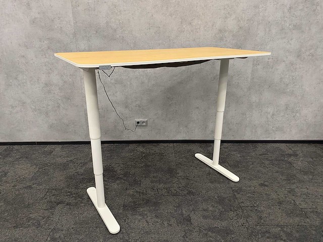 Ikea bekant - elektrisch zit-sta bureau 160x80 - afbeelding 5 van  12