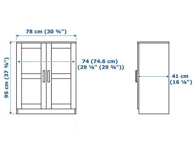 Ikea brimnes kast - afbeelding 2 van  5