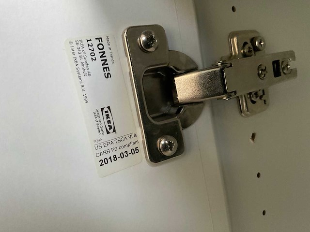 Ikea fennes kastbank met vier kussens - afbeelding 6 van  6