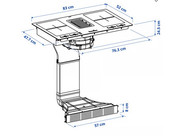Ikea fördelaktig kookplaat - afbeelding 2 van  4