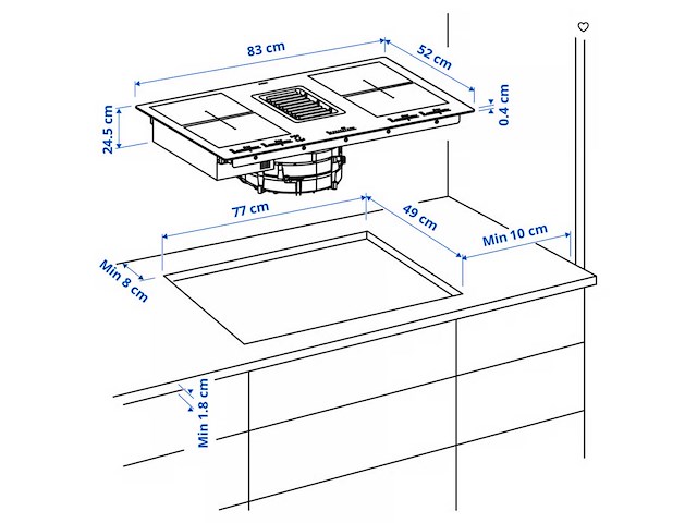 Ikea fördelaktig kookplaat - afbeelding 3 van  4