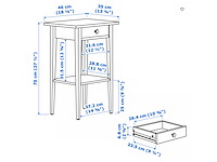 Ikea hemnes nachtkastje - afbeelding 2 van  2