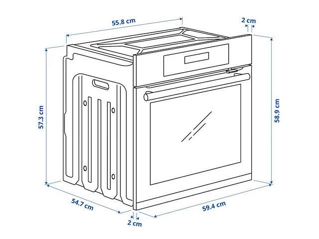 Ikea kulunarisk heteluchtoven - afbeelding 3 van  9