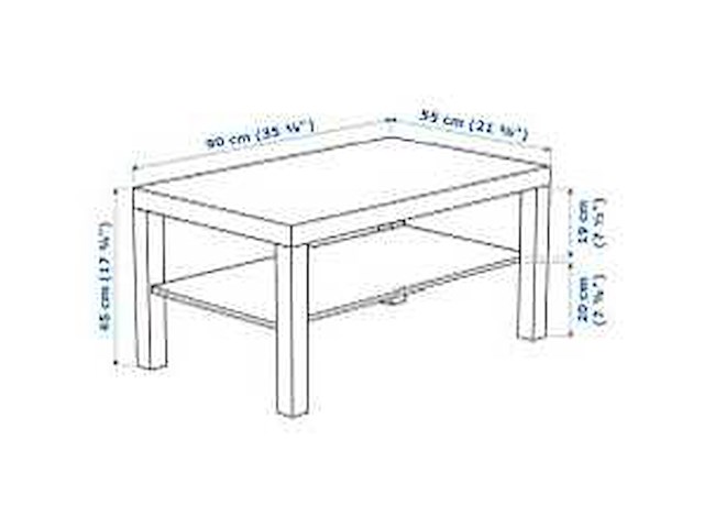 Ikea lack bijzettafel - afbeelding 2 van  2