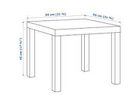 Ikea lack bijzettafel - afbeelding 2 van  2