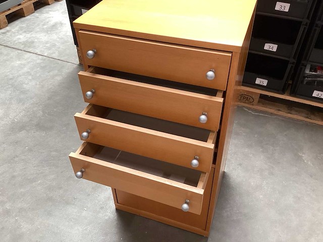 Ikea ladeblok deur+4 lades - afbeelding 2 van  3