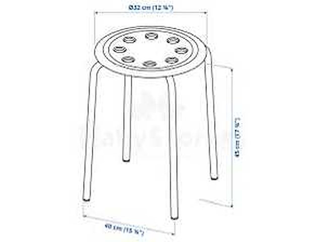 Ikea marius kruk - afbeelding 2 van  2