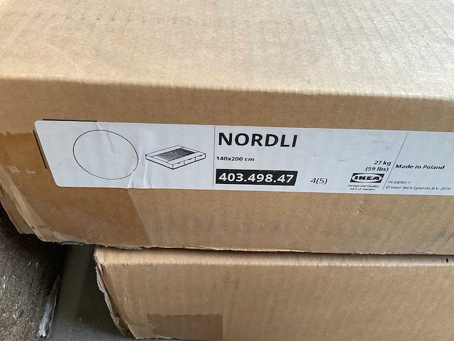 Ikea nordli lades (2x) - afbeelding 1 van  1