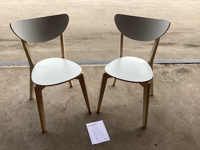 Ikea nordmyra eetkamerstoel (2x) - afbeelding 1 van  6
