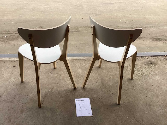 Ikea nordmyra eetkamerstoel (2x) - afbeelding 3 van  6
