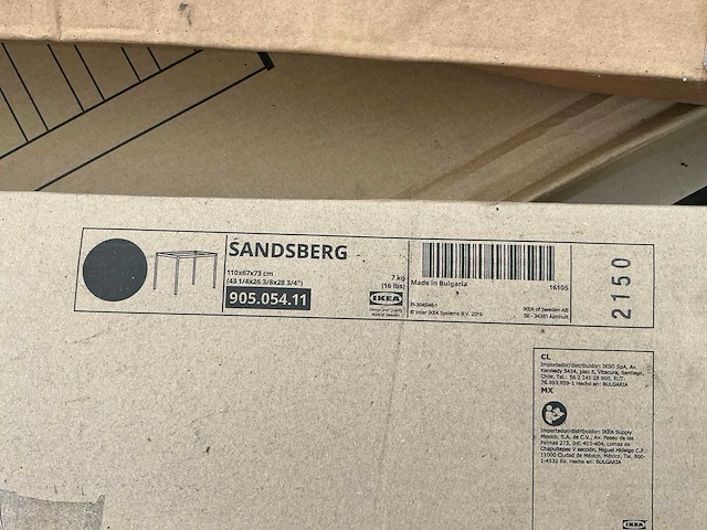 Ikea sandsberg eetkamertafel - afbeelding 3 van  6