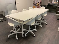 Ikea vergadertafel met 8 stoelen - afbeelding 1 van  7