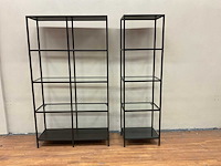 Ikea vittsjö stellingkast (2x) - afbeelding 1 van  3