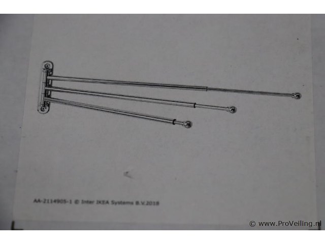 Ikea voxnan handdoekenrek - afbeelding 2 van  3