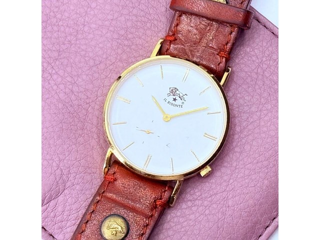 Il bisonte herenhorloge met centrale seconde - afbeelding 1 van  8