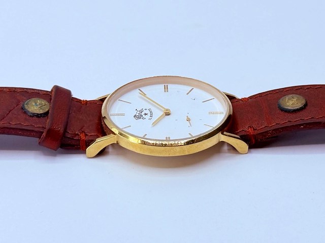 Il bisonte herenhorloge met centrale seconde - afbeelding 2 van  8