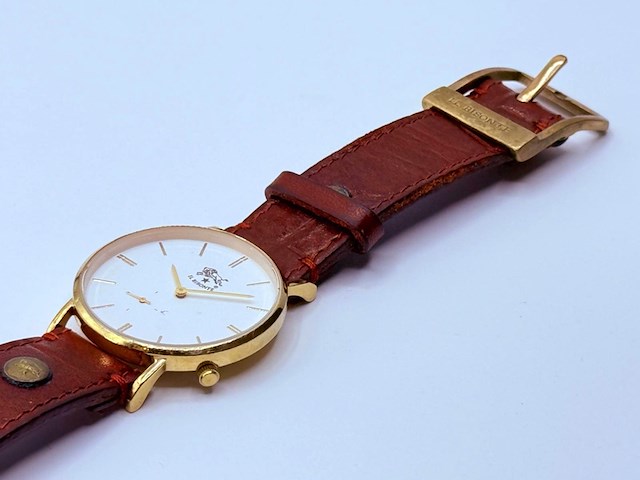 Il bisonte herenhorloge met centrale seconde - afbeelding 4 van  8