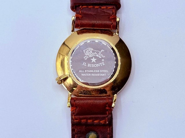 Il bisonte herenhorloge met centrale seconde - afbeelding 7 van  8