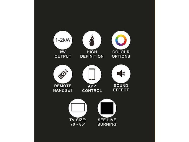 Ilectro - 165 - landscape - elektrische kachel - afbeelding 7 van  10