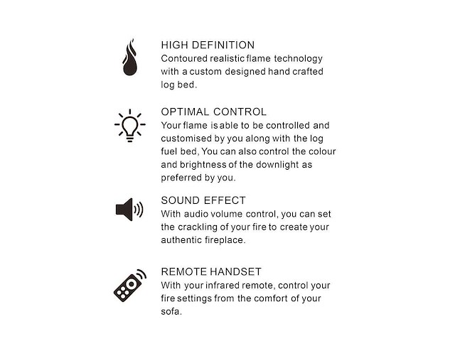 Ilectro - landscape - 125 - elektrische kachel - afbeelding 2 van  10