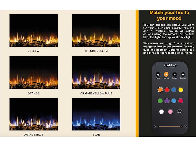 Ilectro - landscape - 165 - elektrische kachel - inbouw - afbeelding 9 van  11