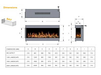 Ilectro - landscape - 165 - elektrische kachel - inbouw - afbeelding 7 van  10