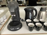 Illy senseo koffiemachine, waterkoker en glazen - afbeelding 5 van  5