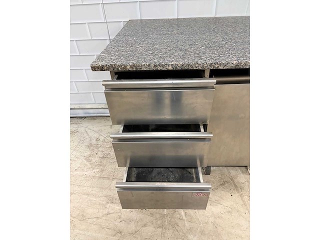 Ilsa mobiele - rvs/marmer - grondstoffenwerkbank - afbeelding 5 van  11