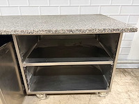 Ilsa mobiele - rvs/marmer - grondstoffenwerkbank - afbeelding 7 van  11