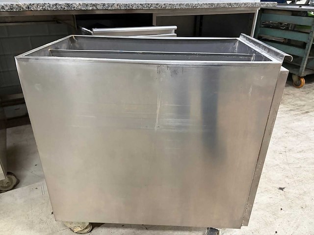 Ilsa mobiele - rvs/marmer - grondstoffenwerkbank - afbeelding 10 van  11