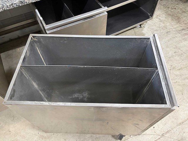 Ilsa mobiele - rvs/marmer - grondstoffenwerkbank - afbeelding 11 van  11