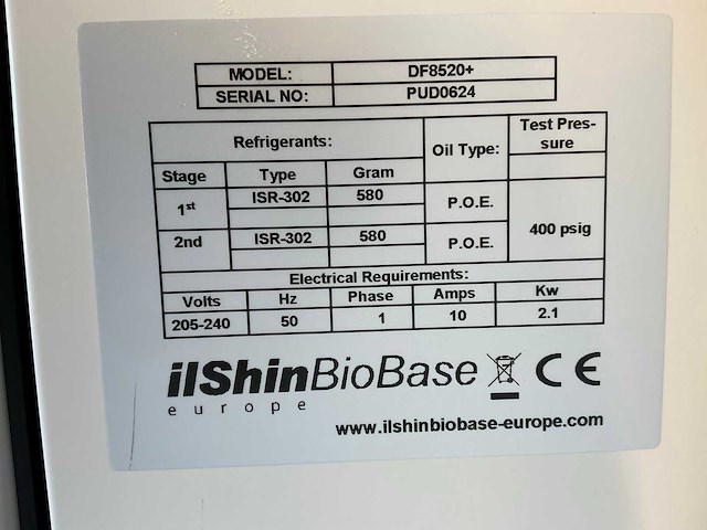 Ilshin biobase scala duosafe df8520+ laboratorium ultra lage vriezer - afbeelding 5 van  8