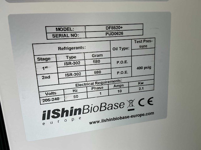 Ilshin biobase scala duosafe df8520+ laboratorium ultra lage vriezer - afbeelding 6 van  6