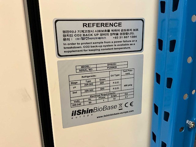 Ilshin biobase scala duosafe df8520+ laboratorium ultra lage vriezer - afbeelding 9 van  10