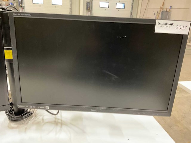 Ilyama b2483hsu, xu2390hs monitoren op 1 arm (2x) - afbeelding 2 van  6
