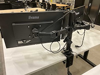 Ilyama b2483hsu, xu2390hs monitoren op 1 arm (2x) - afbeelding 6 van  6