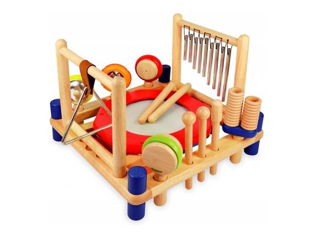 I'm toy houten muziekcenter - afbeelding 2 van  4